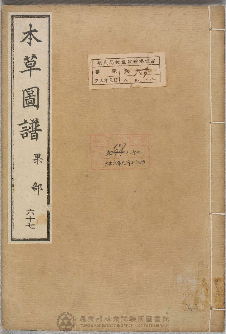 本草圖譜 果部 六十七